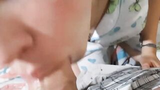 My Stepsister Sucks Me Off and We End Up Fucking