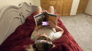 Step-Daughter fucks dad while MILF is away and gets pregnant