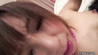 Japanese darling, Shiori Himemiya likes double penetration, uncensored