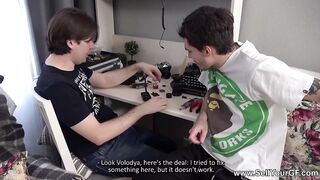Sell Your lover - Shameless boned Darcy Dark inside front