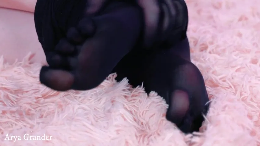 Love4Porn.com Presents five finger fuck stockings close up foot, toes  bondage 4k movie