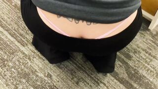 Milf Out Inside Outside Shopping with a Fat Butt Whale