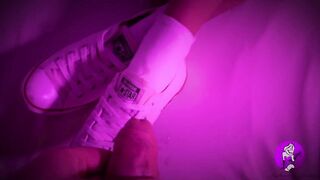 Cum on her Hottie Converse Sneaker and Ankle Socks (HD)
