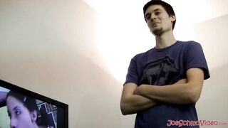 Young gay twink Service utilizes his long white cock to deeply penetrate an ass