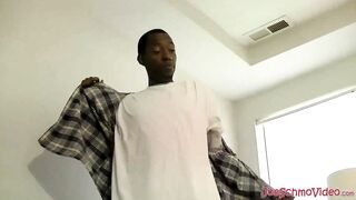 Straight black guy Silk experiencing an intimate cocksucking session