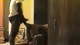 Black Amateur Spanks His Best Fan Hard