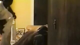 Black Amateur Spanks His Best Fan Hard