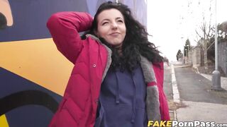 Cute Czech teen Mini MitziX impressed by money becomes my fuck buddy