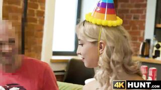 Feasting over blonde Iris Kis Kis delicious body in exchange of money