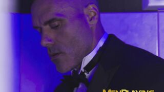 Sexy Olivier Robert jerked his cock while getting ass pumped by hot Manuel Skye