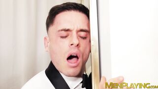 Sexy Manuel Reyes rides cock in a threesome with D Dan and Diego Reyes