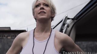 Tbabe Zariah Aura utilized his rock hard cock to pound MILF Dee Williams and I