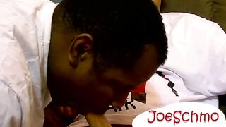 Hot amateur gay Jeremy experienced wild throat and anal fucking until he cums lot of