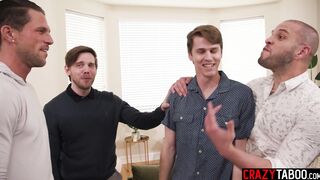 Bachelor Party with big cock shemale