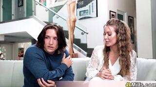 Stepmom and my GF arguing about my cock