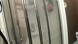 Shower time for my curvy sexy stepmom
