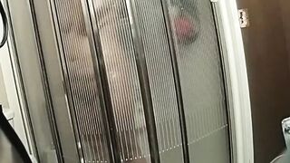 Shower time for my curvy sexy stepmom