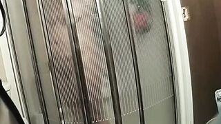 Shower time for my curvy sexy stepmom