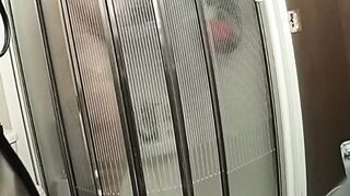 Shower time for my curvy sexy stepmom