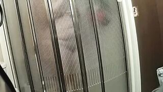 Shower time for my curvy sexy stepmom