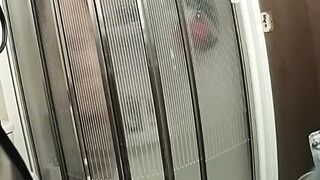Shower time for my curvy sexy stepmom