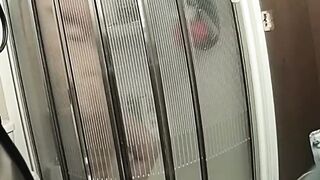 Shower time for my curvy sexy stepmom