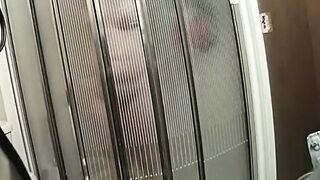 Shower time for my curvy sexy stepmom