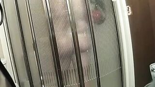 Shower time for my curvy sexy stepmom