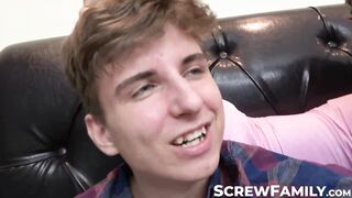Stepdad Dirty Gunther and stepson Peter Stallion hire a hot stripper