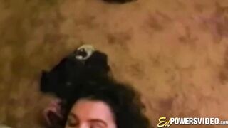 Skinny busty babe Anna Malle fingers herself for Ed powers