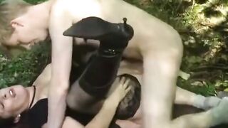 Deutsche reife Stella Blowjob und Doggy mit Facial