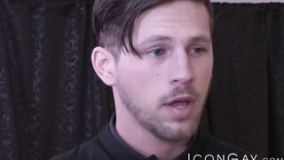 Hottie Michael Del Ray and I swap turns in sucking dicks before our anal sesh