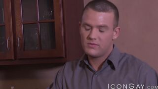 Gay Roman Todd sticks his swollen dick into Brandon Wildes tight ass