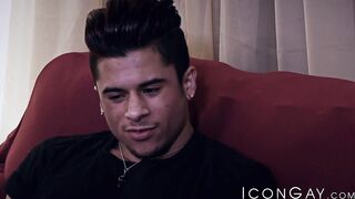 Mouth watering Armond Rizzo and Billy Santoro get wet and wild during anal sex