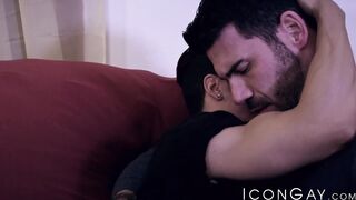 Mouth watering Armond Rizzo and Billy Santoro get wet and wild during anal sex