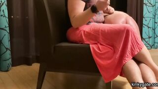 Neighbor Marianne enjoys spanking me