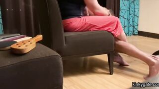 Neighbor Marianne enjoys spanking me
