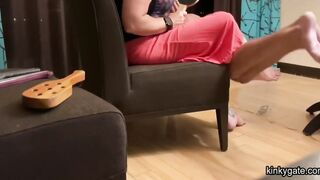 Neighbor Marianne enjoys spanking me
