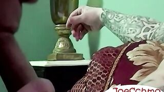 Broke inked dude gets hot with gay man cum in his mouth