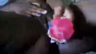 Ebony Girl Uses Sex Toy on Webcam