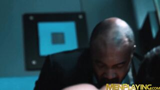 Sweaty and rough anal fucking by muscular Skyy Knox and Jason Vario