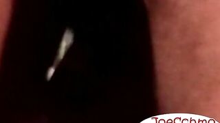 Black dude drops by to get some throat and feed me his cum
