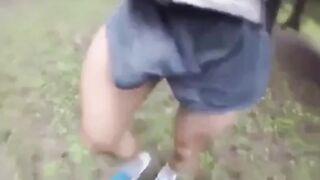 Outdoor Masturbation: Runner Guy Cums in the Park