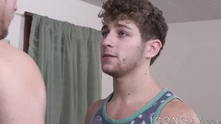 Hot bad guy Roman Todd and horny hung teen Calvin Banks fuck and suck each other