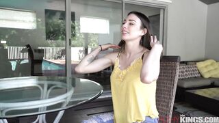 Big Tit 19 Year Old Comes to Work to Boned a Long Penis