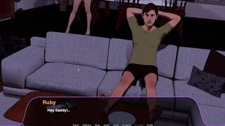Corruption Time – Ruby gets Pounded on the Sofa