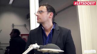 BumsBuero - Tatjana Young Charming German Secretary Gets Her Tight Snatch Nailed Rough At The