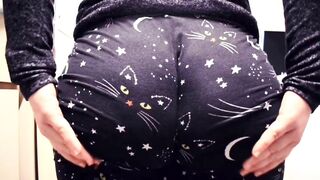 Monstrous Butt Cougar Cat Leggings Ass Wedgie Compilation