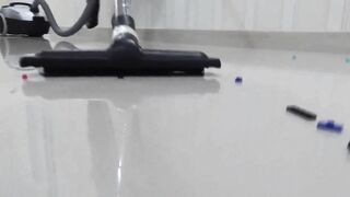 Speed vacuuming room