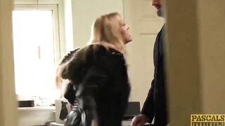 PASCALSSUBSLUTS - Blonde UK Slave Brittany Bardot Anal Fuck